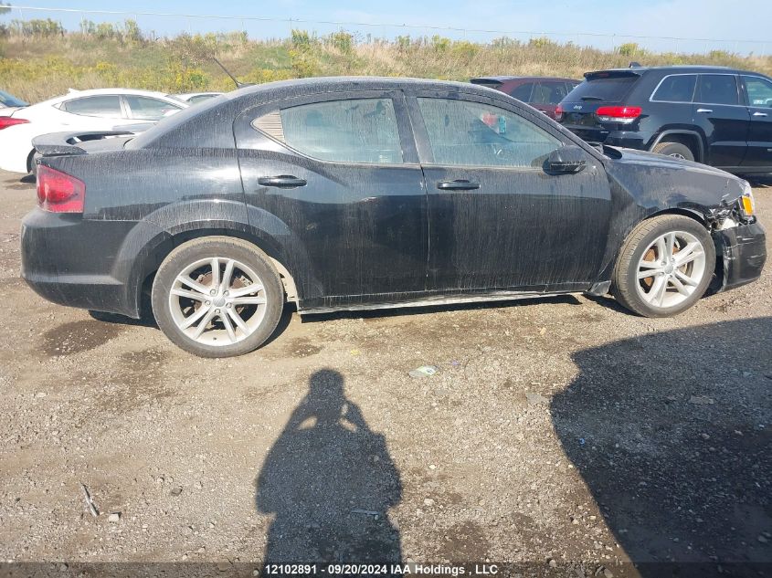 2013 Dodge Avenger VIN: 1C3CDZCB9DN558641 Lot: 12102891