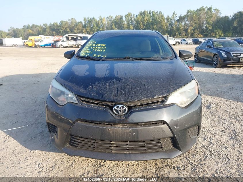 2014 Toyota Corolla Ce VIN: 2T1BURHEXEC130219 Lot: 12102896