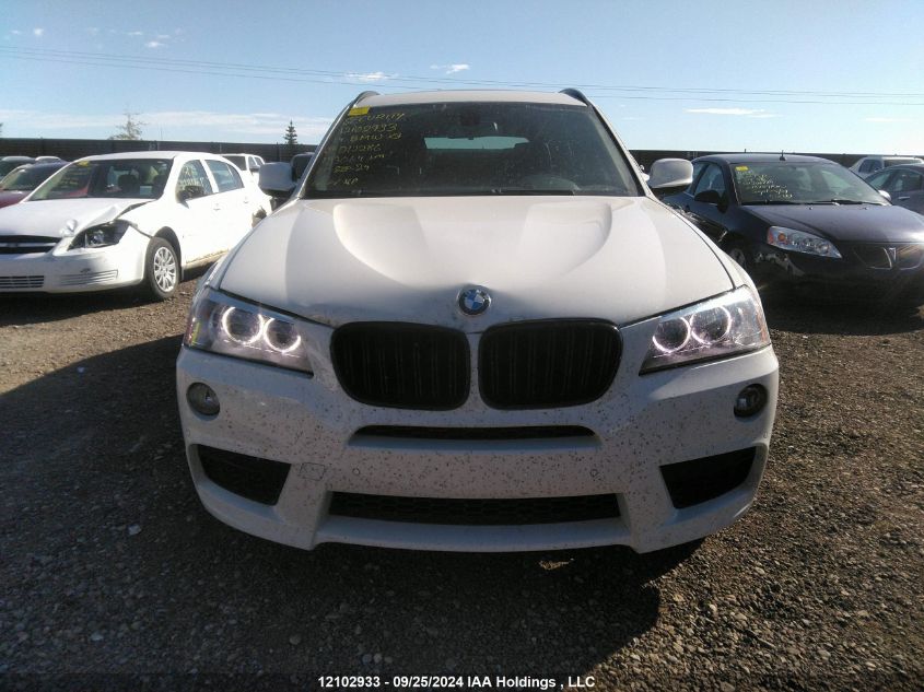 2014 BMW X3 VIN: 5UXWX9C5XE0D12286 Lot: 12102933