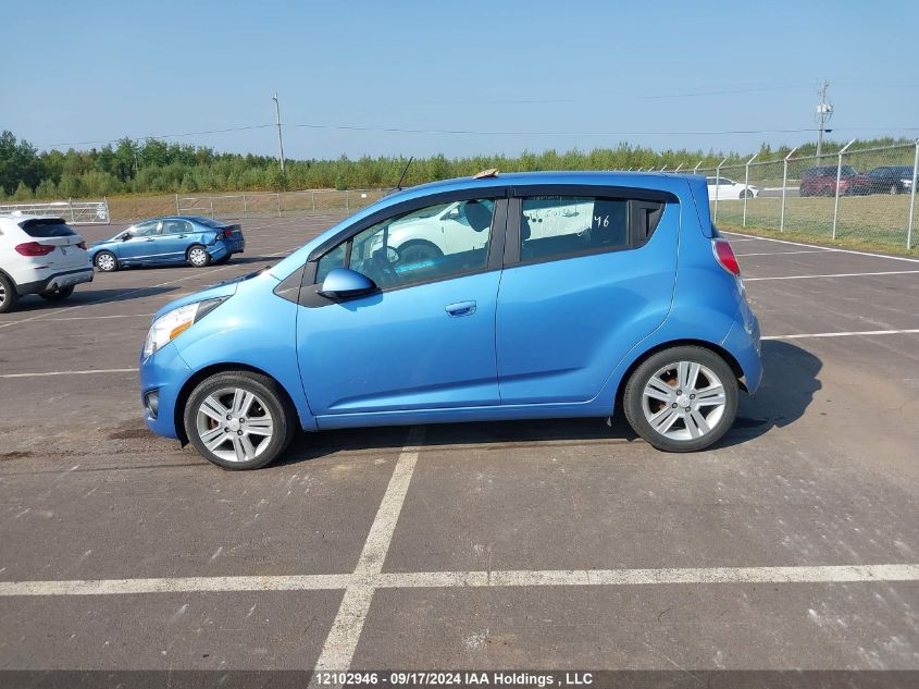 2013 Chevrolet Spark VIN: KL8CD6S92DC503784 Lot: 12102946