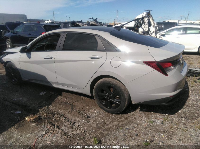 2022 Hyundai Elantra Preferred Ivt With Sun And Tech Package VIN: KMHLM4AG5NU247658 Lot: 12102968