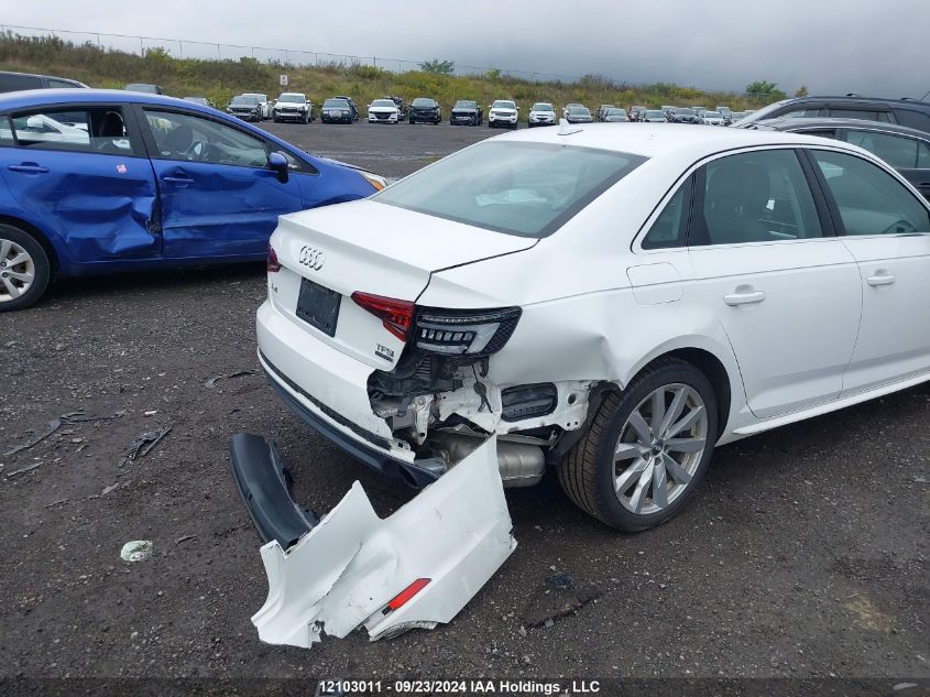 2018 Audi A4 Sedan VIN: WAUANAF43JA147119 Lot: 12103011