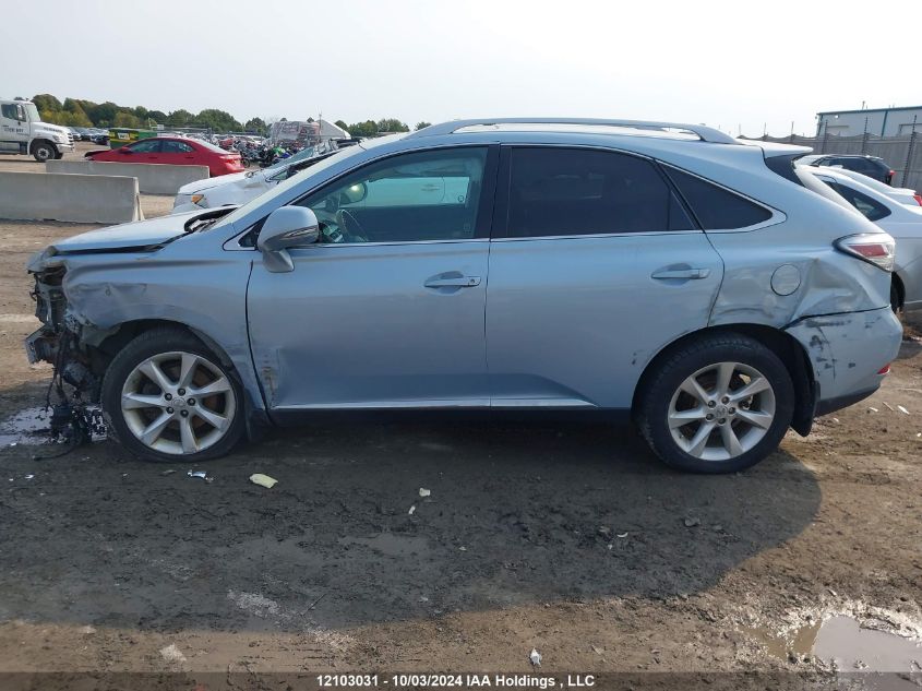 2010 Lexus Rx 350 VIN: 2T2BK1BA9AC022063 Lot: 12103031