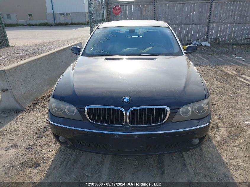 2008 BMW 7 Series VIN: WBAHN83568DT83552 Lot: 12103050