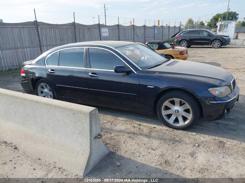 2008 BMW 7 Series VIN: WBAHN83568DT83552 Lot: 12103050