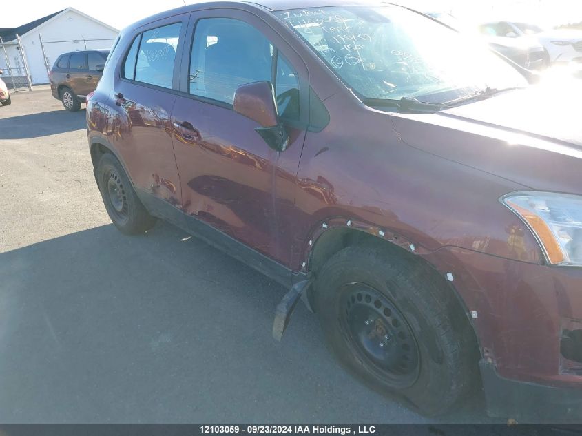 2015 Chevrolet Trax VIN: 3GNCJKSB2FL195459 Lot: 12103059