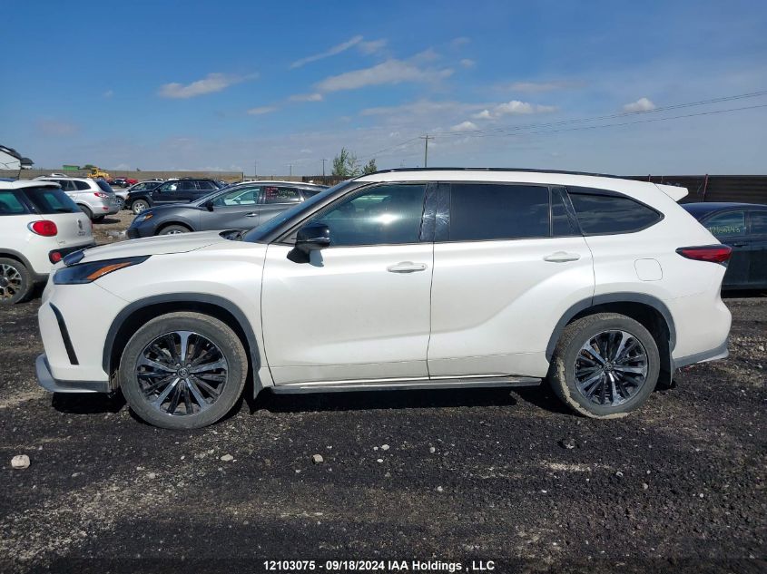 2021 Toyota Highlander Xse VIN: 5TDLZRBH9MS130467 Lot: 12103075