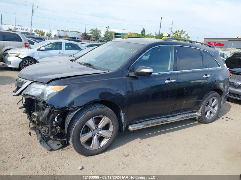 2013 Acura Mdx VIN: 2HNYD2H24DH001429 Lot: 12103086