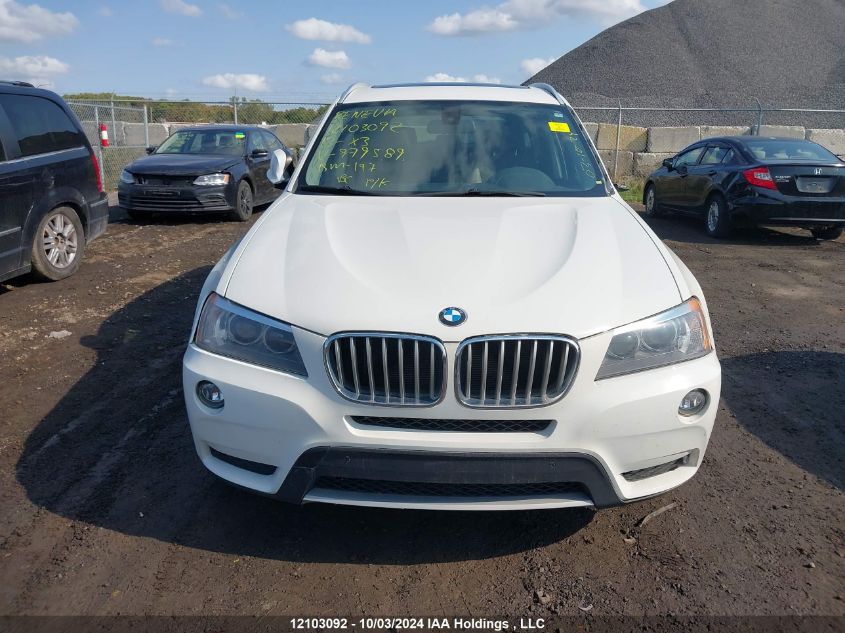 5UXWX7C50DL979589 2013 BMW X3