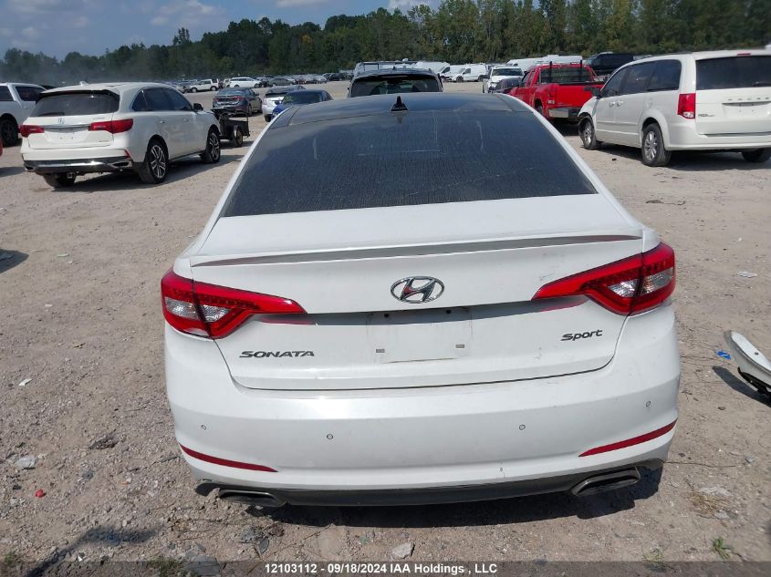 5NPE34AF7FH257479 2015 Hyundai Sonata Sport Tech