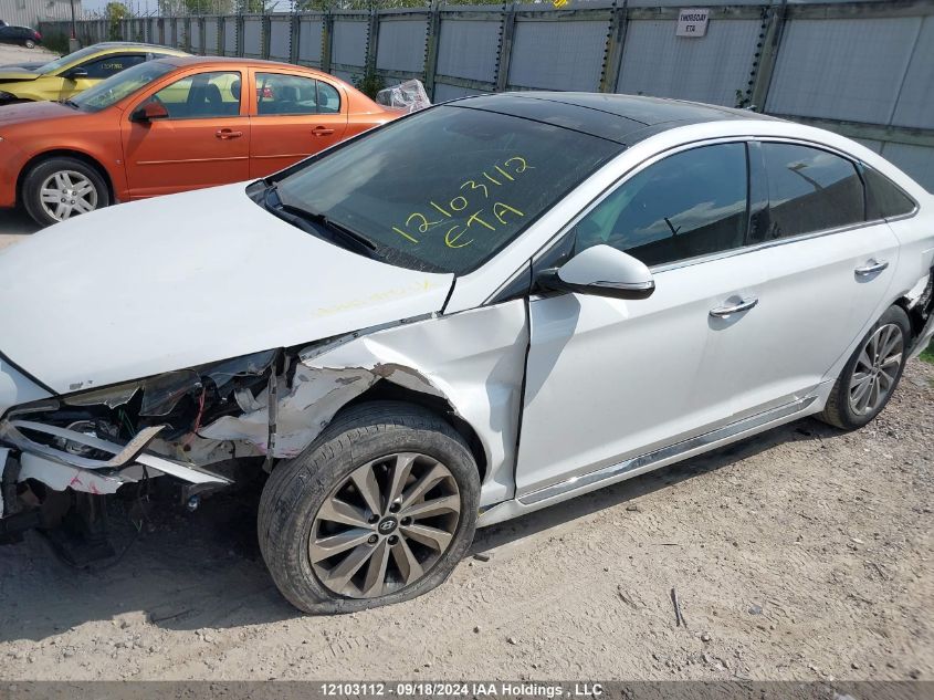 5NPE34AF7FH257479 2015 Hyundai Sonata Sport Tech