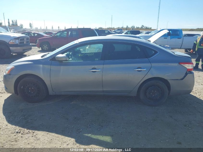 2014 Nissan Sentra VIN: 3N1AB7AP1EL646020 Lot: 12103148