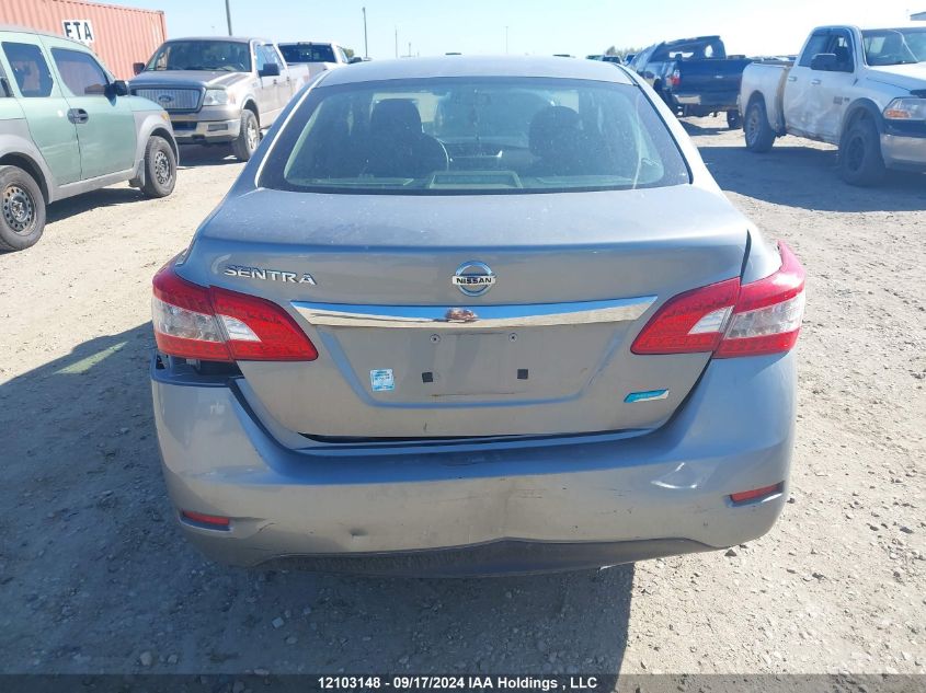 2014 Nissan Sentra VIN: 3N1AB7AP1EL646020 Lot: 12103148