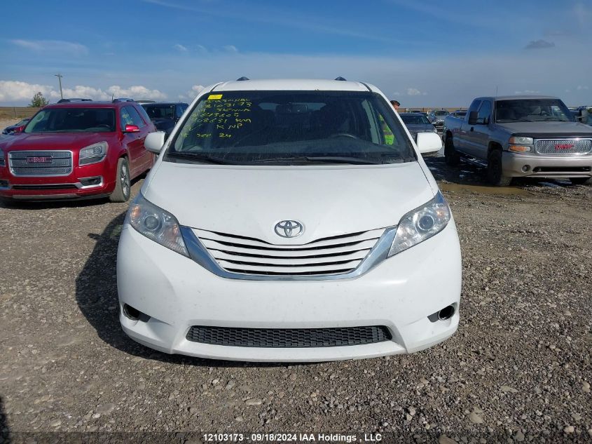 2015 Toyota Sienna Le VIN: 5TDKK3DC5FS643605 Lot: 12103173