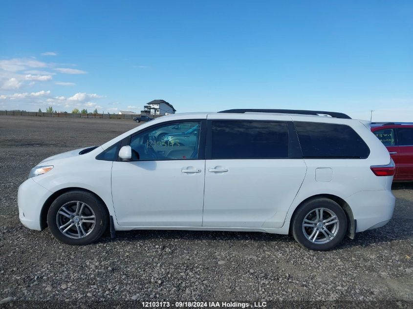 2015 Toyota Sienna Le VIN: 5TDKK3DC5FS643605 Lot: 12103173