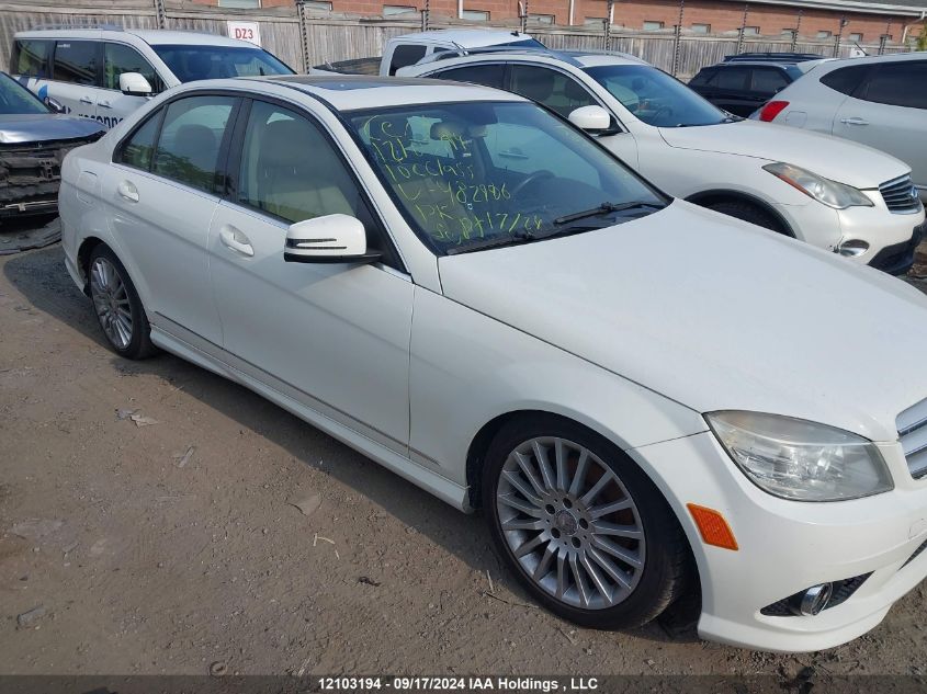 WDDGF8FB4AF482996 2010 Mercedes-Benz C 250