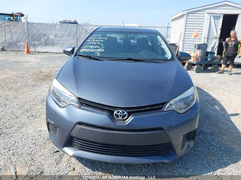 2014 Toyota Corolla Ce VIN: 2T1BURHE4EC177696 Lot: 12103213