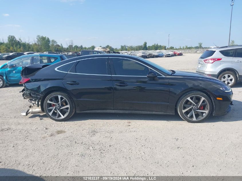 2022 Hyundai Sonata Sel Plus VIN: 5NPEJ4J25NH144549 Lot: 12103237