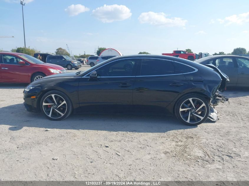 2022 Hyundai Sonata Sel Plus VIN: 5NPEJ4J25NH144549 Lot: 12103237