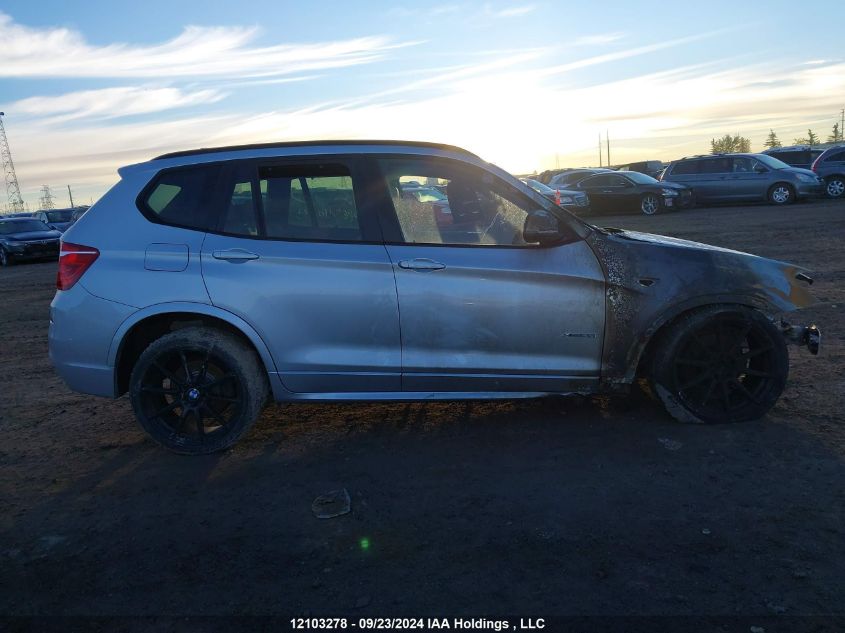 2015 BMW X3 VIN: 5UXWX9C51F0D55741 Lot: 12103278