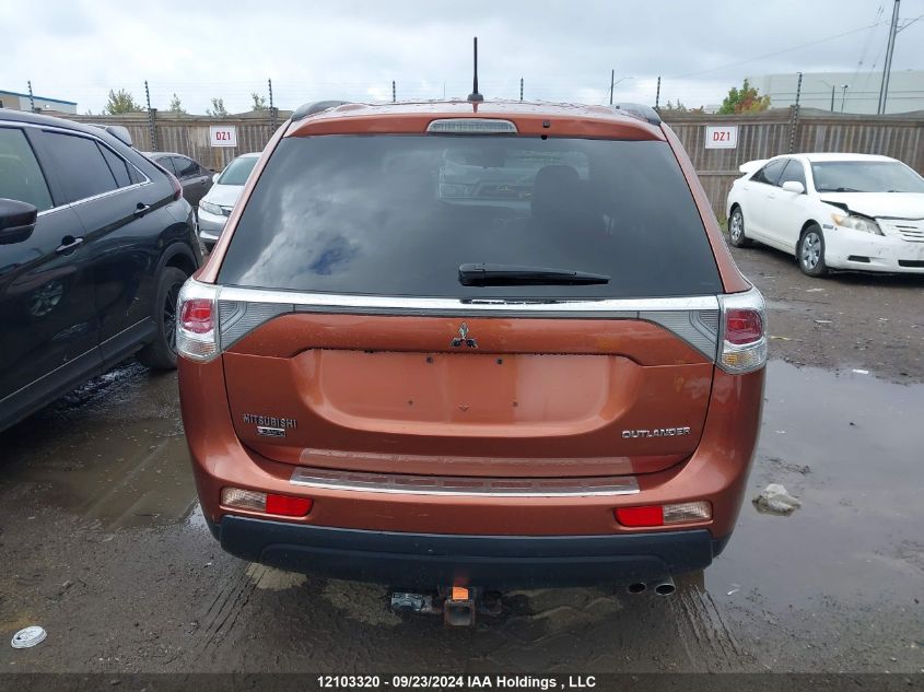 2014 Mitsubishi Outlander VIN: JA4JZ4AXXEZ602012 Lot: 12103320