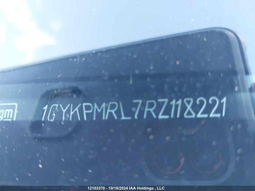 2024 Cadillac Lyriq VIN: 1GYKPMRL7RZ118221 Lot: 12103370