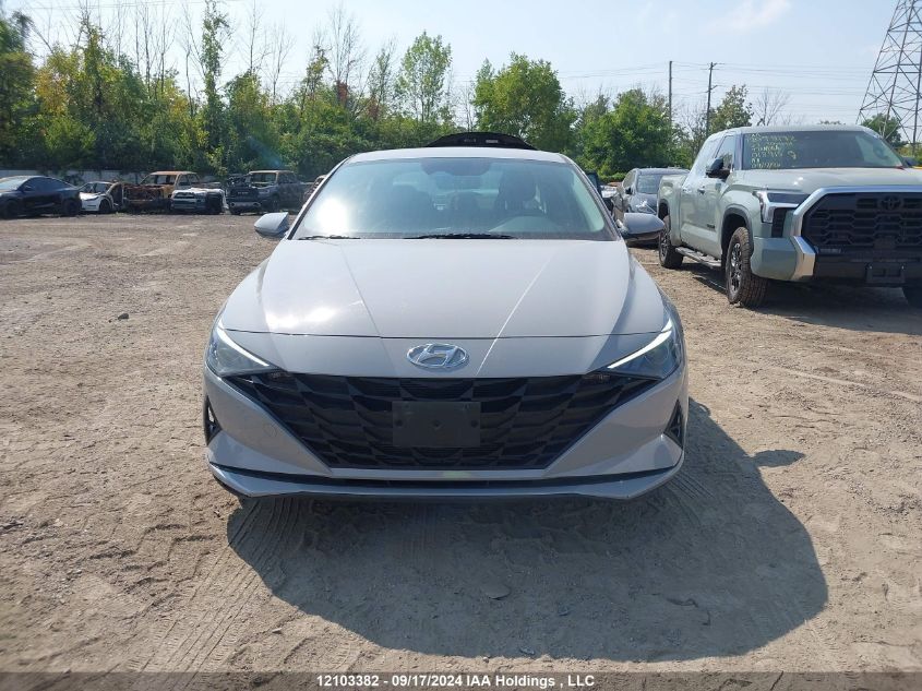 2022 Hyundai Elantra Sel VIN: KMHLM4AG8NU267662 Lot: 12103382