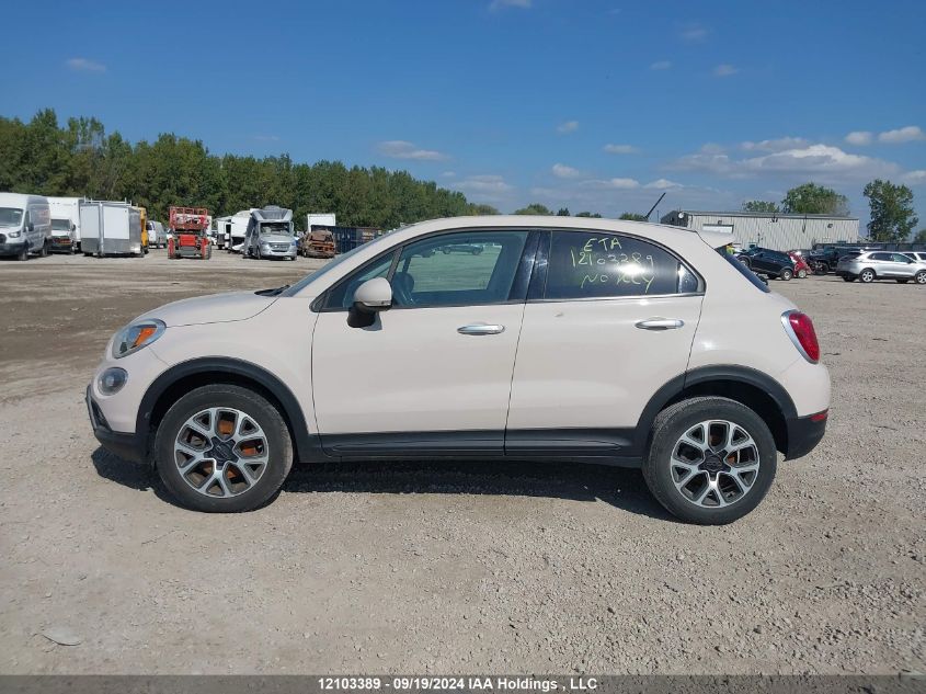 2016 Fiat 500X Trekking VIN: ZFBCFYCT4GP360005 Lot: 12103389