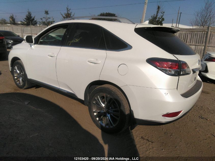 2013 Lexus Rx 350/Base/F Sport VIN: 2T2BK1BA4DC223308 Lot: 12103420