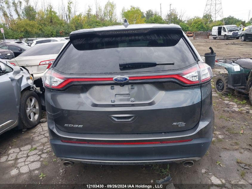 2018 Ford Edge Sel VIN: 2FMPK4J87JBB13900 Lot: 12103430