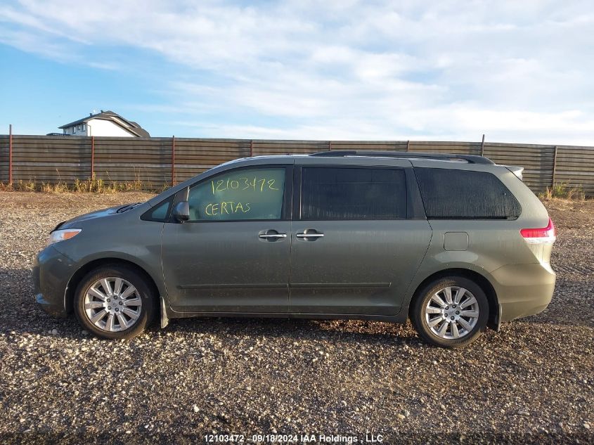 2011 Toyota Sienna Xle/Limited VIN: 5TDDK3DC9BS010074 Lot: 12103472