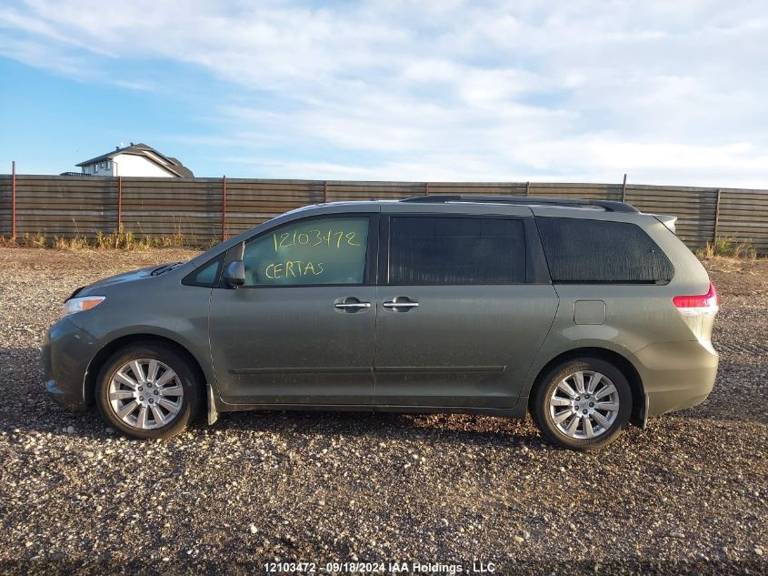2011 Toyota Sienna Xle/Limited VIN: 5TDDK3DC9BS010074 Lot: 12103472