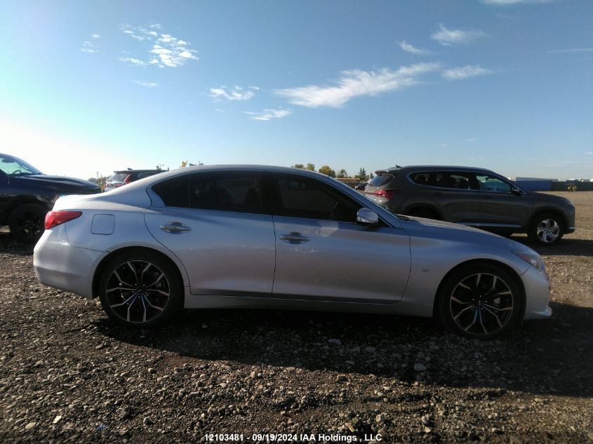 2014 Infiniti Q50 VIN: JN1BV7ARXEM699298 Lot: 12103481