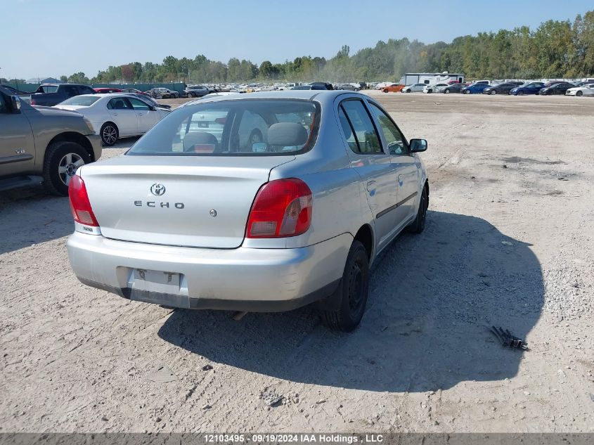 2001 Toyota Echo VIN: JTDBT123810144393 Lot: 12103495