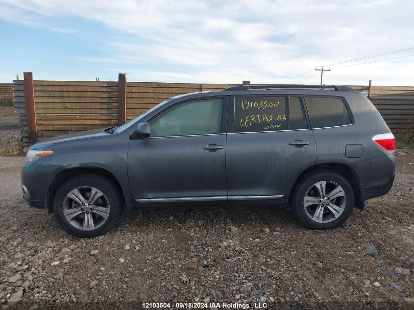 2011 Toyota Highlander V6 VIN: 5TDBK3EH7BS047206 Lot: 12103504