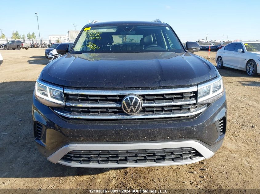 2022 Volkswagen Atlas VIN: 1V2BR2CA2NC558810 Lot: 12103516