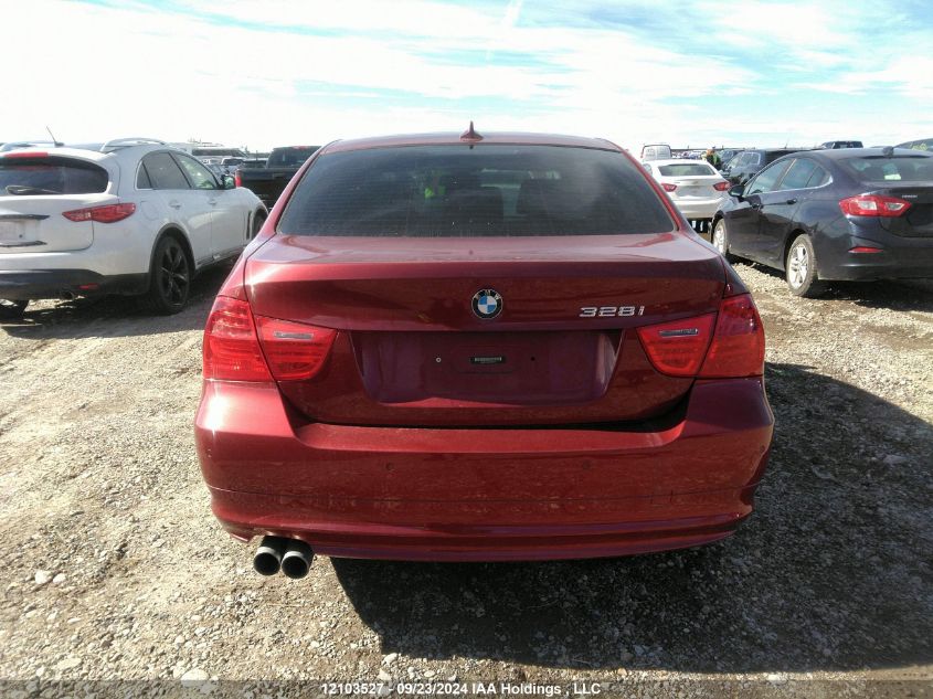 2011 BMW 3 Series 328I xDrive VIN: WBAPK7C52BF083727 Lot: 12103527