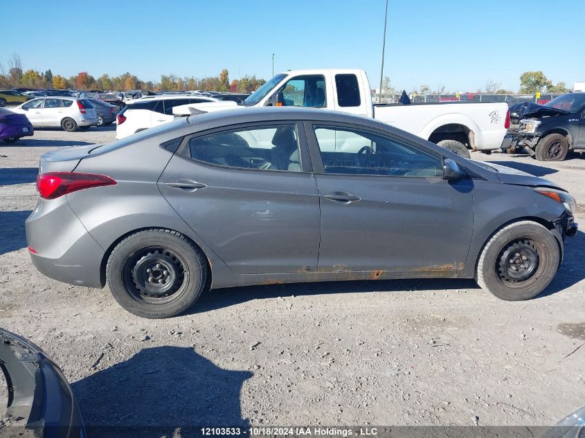 2014 Hyundai Elantra VIN: 5NPDH4AEXEH522656 Lot: 12103533