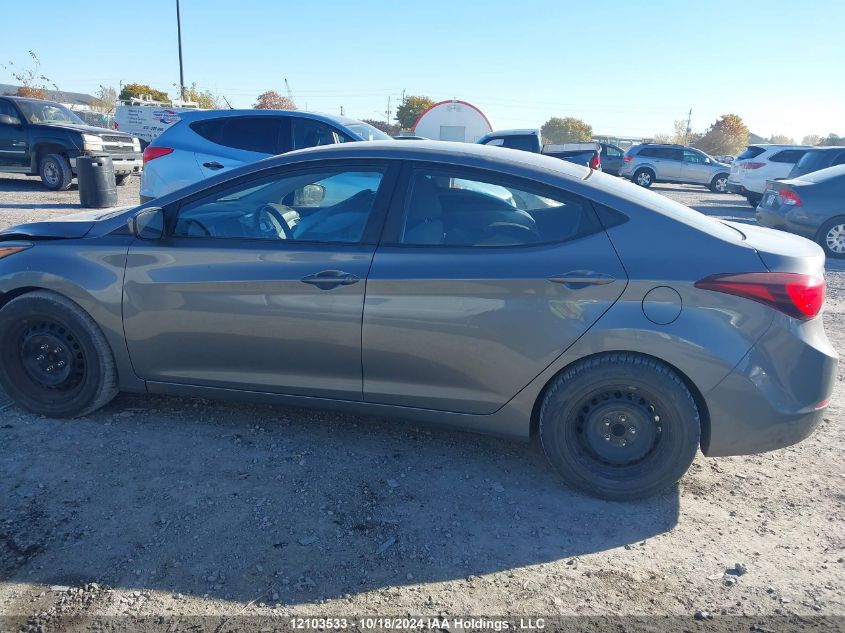 2014 Hyundai Elantra VIN: 5NPDH4AEXEH522656 Lot: 12103533