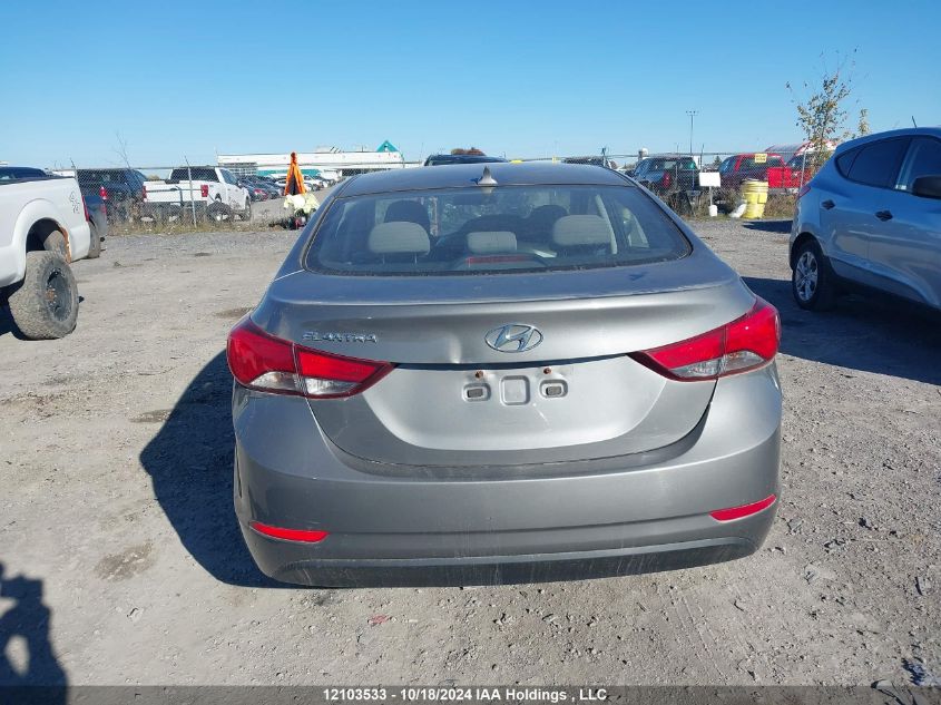 2014 Hyundai Elantra VIN: 5NPDH4AEXEH522656 Lot: 12103533