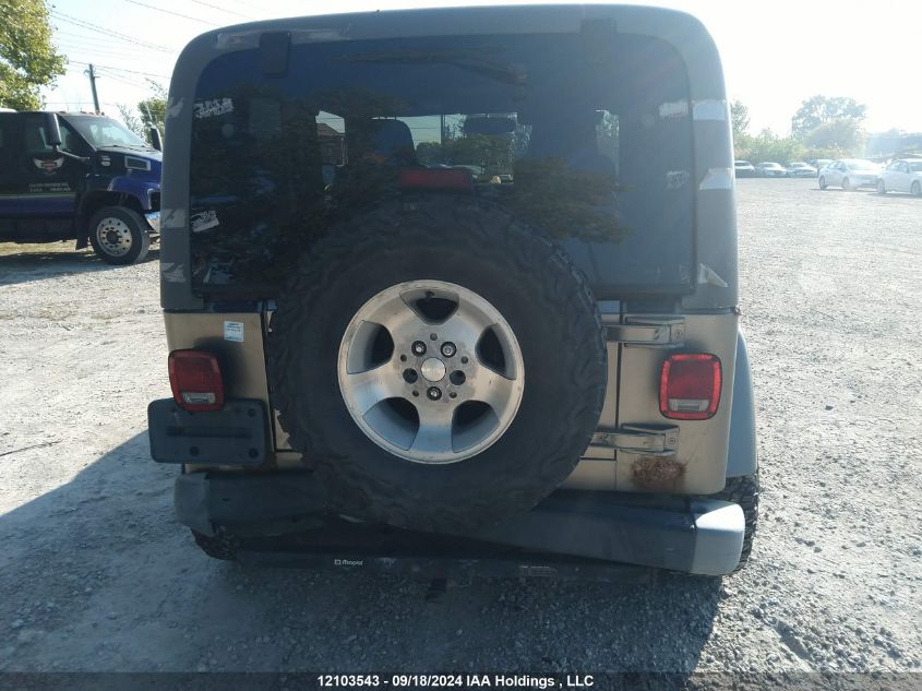 2003 Jeep Tj VIN: 1J4FA59S43P329217 Lot: 12103543