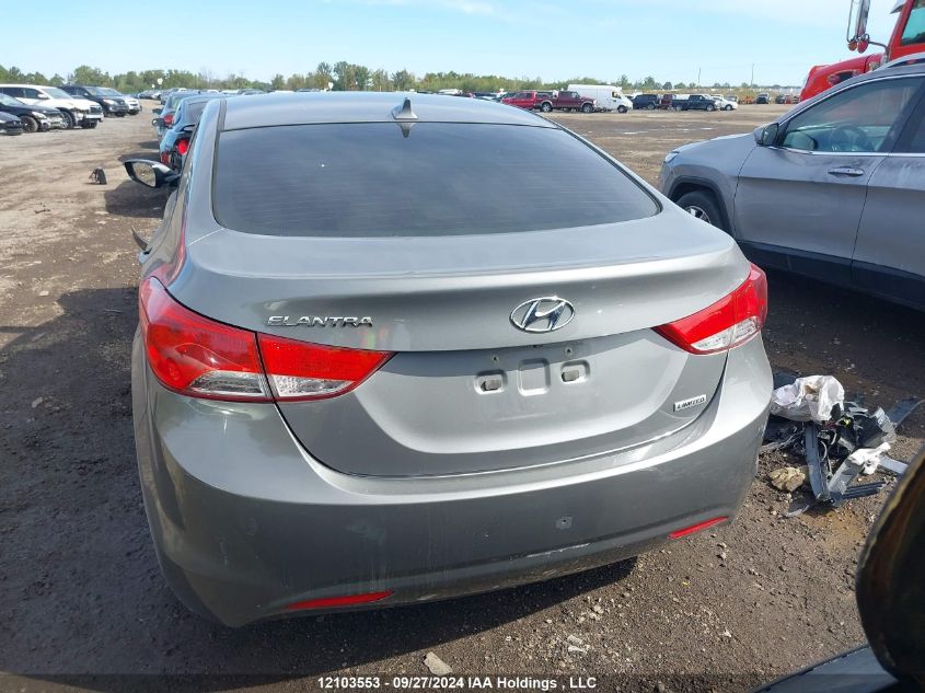 5NPDH4AE7DH288572 2013 Hyundai Elantra Limited