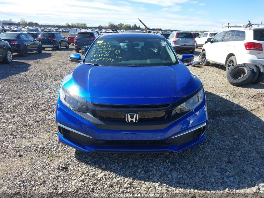 2020 Honda Civic Sedan VIN: 2HGFC2F75LH015967 Lot: 12103555