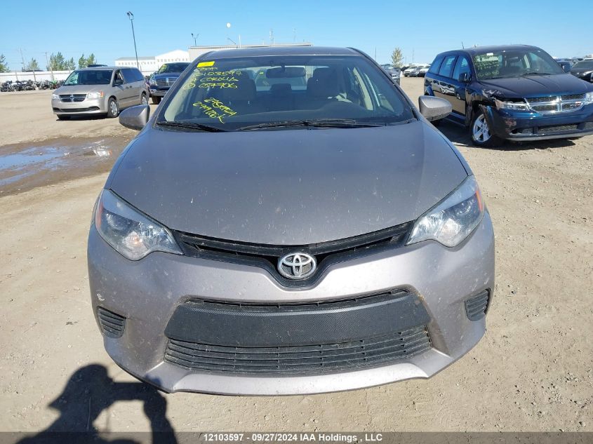 2014 Toyota Corolla Le Eco/Le Eco Upgrade VIN: 2T1BPRHE3EC054706 Lot: 12103597