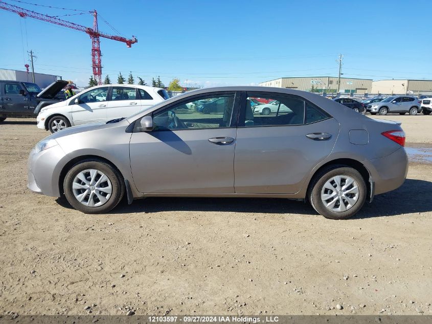 2014 Toyota Corolla Le Eco/Le Eco Upgrade VIN: 2T1BPRHE3EC054706 Lot: 12103597