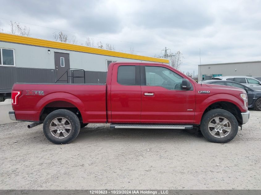 2017 Ford F150 Super Cab VIN: 1FTEX1EP2HFC26305 Lot: 12103623