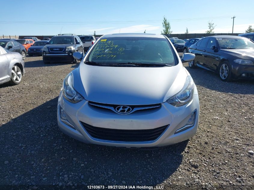 2014 Hyundai Elantra Se/Sport/Limited VIN: 5NPDH4AE3EH486745 Lot: 12103673