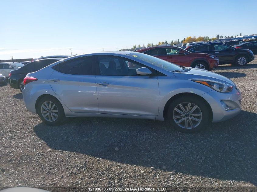 2014 Hyundai Elantra Se/Sport/Limited VIN: 5NPDH4AE3EH486745 Lot: 12103673