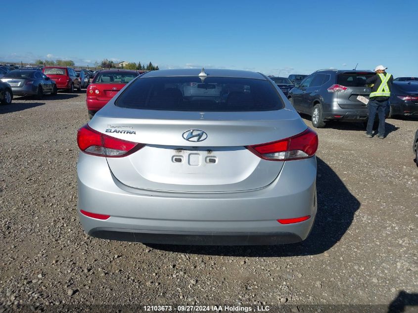 2014 Hyundai Elantra Se/Sport/Limited VIN: 5NPDH4AE3EH486745 Lot: 12103673