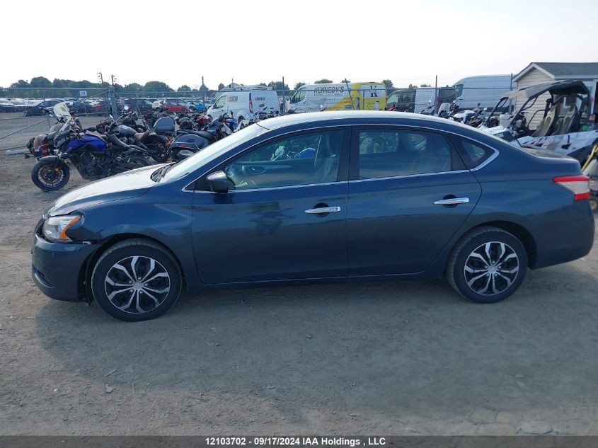 2015 Nissan Sentra S/Sv/Sr/Sl VIN: 3N1AB7AP2FL683921 Lot: 12103702